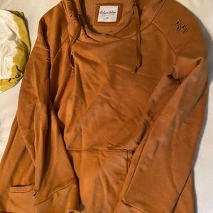 Chelsea Distress hoodie camel